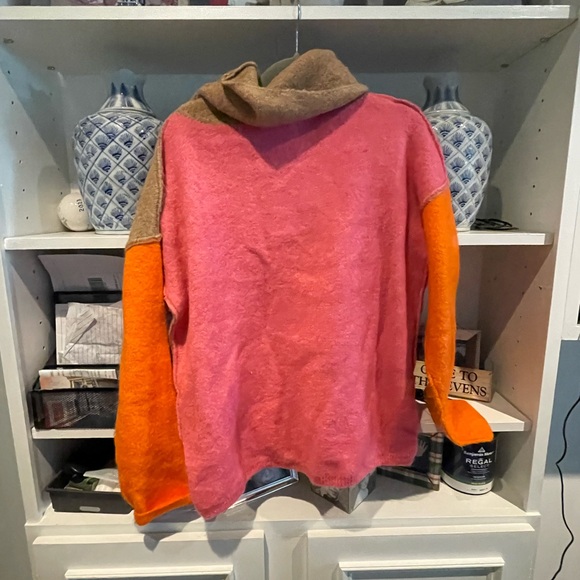 Multi Color Wool Collared Sweater - Picture 7 of 7